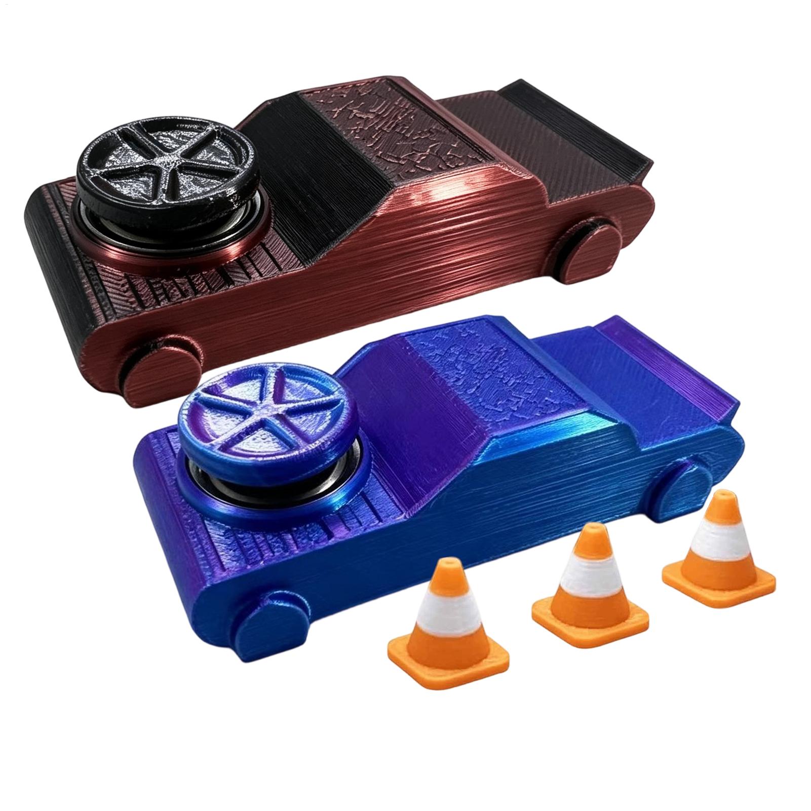 Electronics Latest Gadgets - รถดริฟท์ขนาดเล็กแบบพกพา ของเล่นฟิดเจ็ต ชุดแข่งรถบนโต๊ะ พร้อมไจโรหมุน ของขวัญคลายเครียดในออฟฟิศ โมเดลรถแปลกใหม่