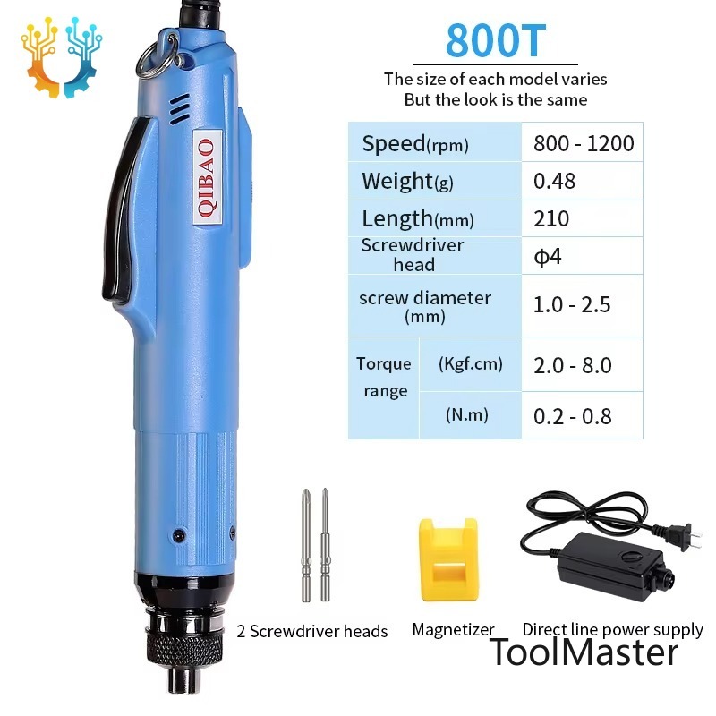Electro Gadgets - 【2026】800T ไขควงไฟฟ้าอัตโนมัติ สว่านมือ เครื่องมือไฟฟ้า ไขควงไฟฟ้า ความแม่นยำระดับอุตสาหกรรม