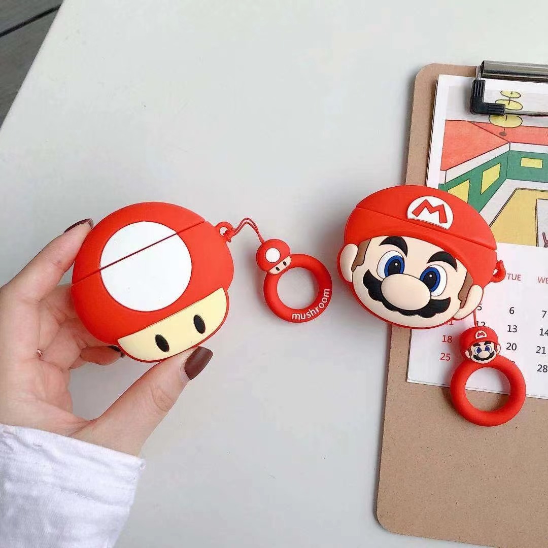 Portable Wifi Hotspot - สำหรับเคสแอร์พอดโปร 3,เคสซิลิโคนป้องกันรูปเห็ด 3 มิติ สำหรับแอร์พอดโปร 2/แอร์พอด