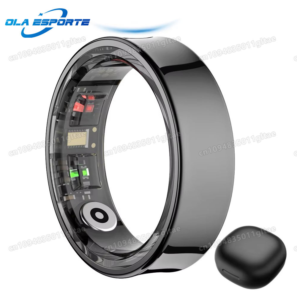 Smart Ring Health - แหวนอัจฉริยะ R10 พร้อมเคสชาร์จ สำหรับผู้ชายและผู้หญิง ตรวจวัดความดันโลหิต สุขภาพ