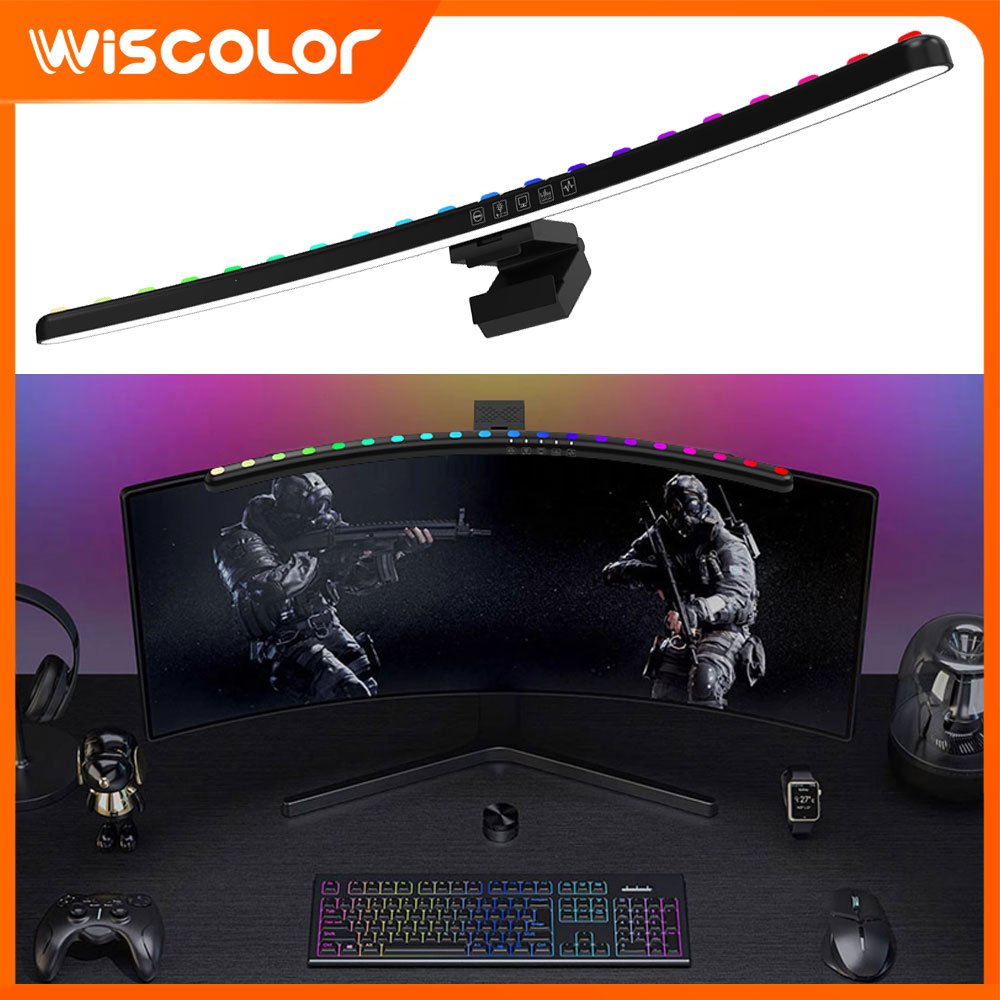 Rgb Desk Lamp Smart - ไฟ RGB สมาร์ทไวไฟ สำหรับติดตั้งและควบคุมผ่านแอป ไฟตกแต่งห้อง ไฟ