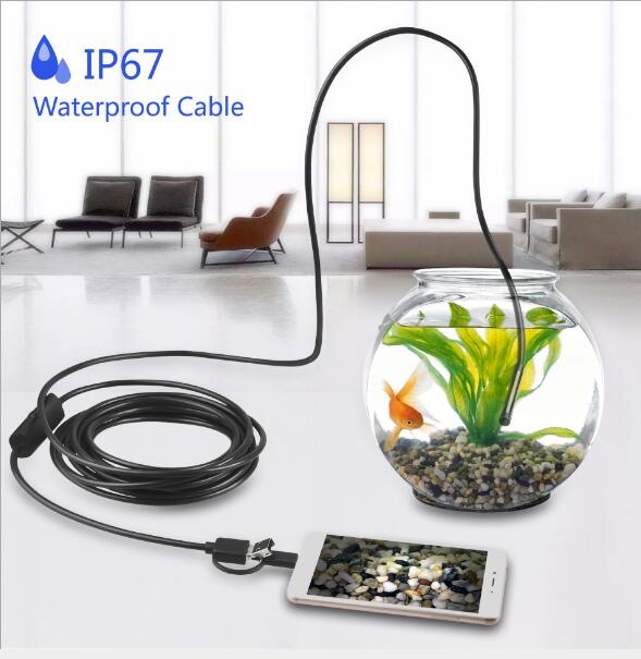 Usb Microscope Digital - กล้องเอนโดสโคป 3in1 แบบ USB ขนาด 5.5