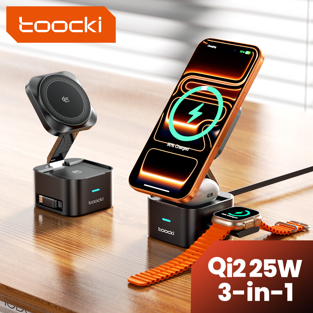 Portable Wifi Hotspot - ที่ชาร์จไร้สาย Toocki QI2.2 25W สำหรับ iPhone