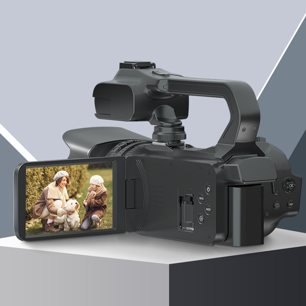 Electronic Gadgets For Home - กล้องวิดีโอ 4K ความละเอียดสูง 64MP สำหรับยูทูบเบอร์ กล้องวิดีโอดิจิทัลระดับมืออาชีพ