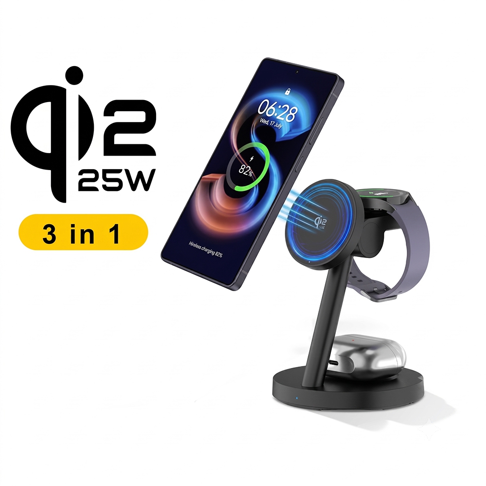 สถานีชาร์จไร้สายเร็ว 3in1 Qi2. - Portable Wifi Hotspot บทวิจารณ์และราคา