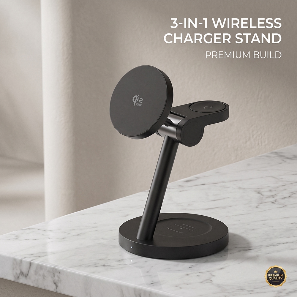 สถานีชาร์จไร้สายเร็ว 3in1 Qi2. - Portable Wifi Hotspot บทวิจารณ์และราคา