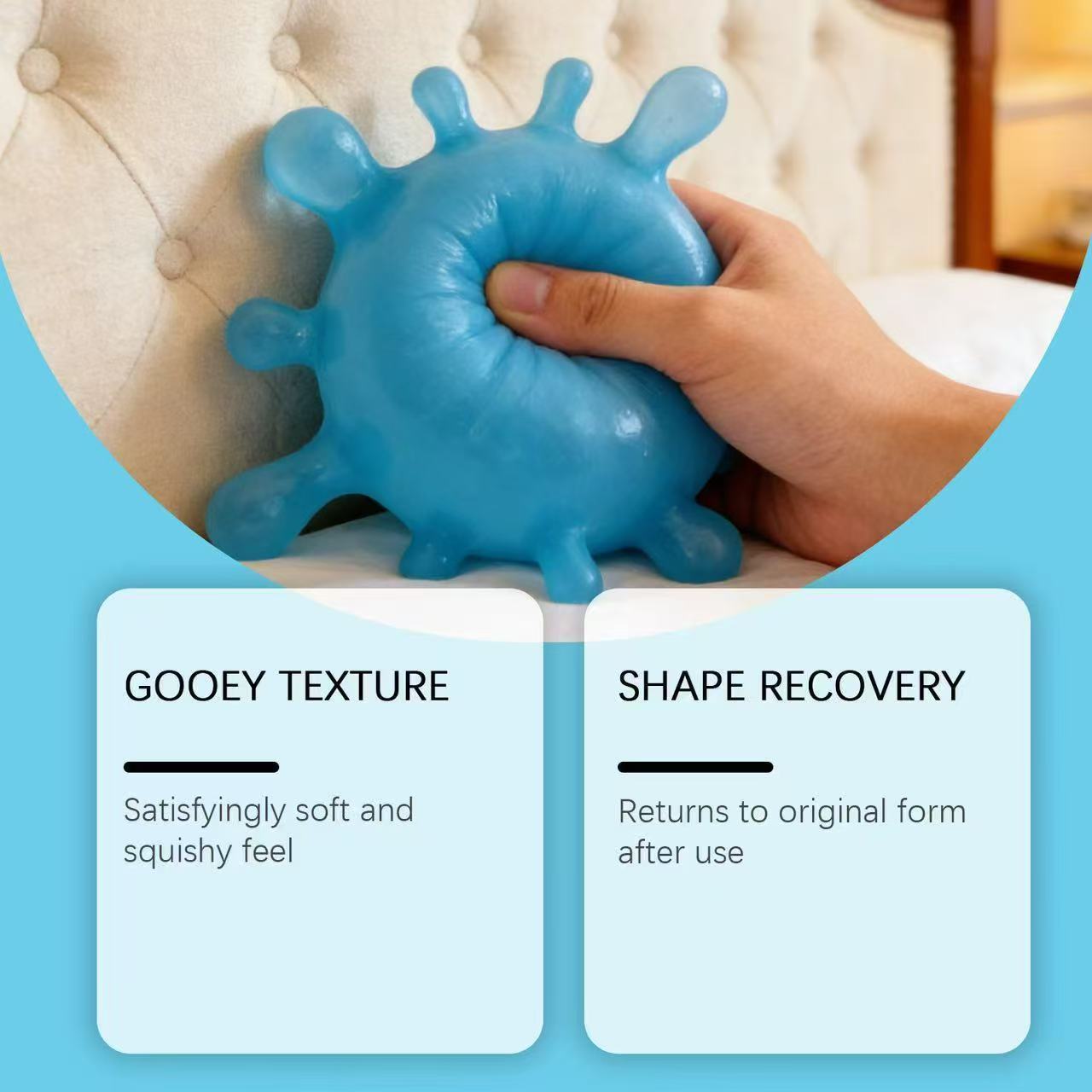 ลูกบอลบีบคลายเครียดรูปทรงไวรัส - Electronics Latest Gadgets บทวิจารณ์และราคา