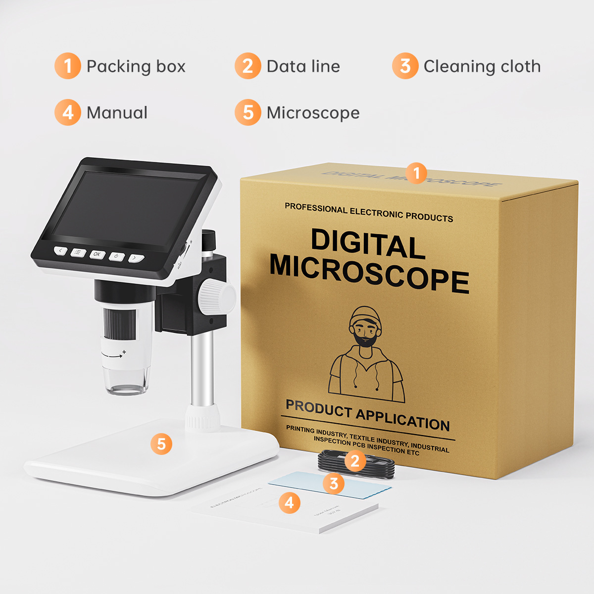 กล้องจุลทรรศน์ดิจิตอลอิเล็กทรอ - Usb Microscope Digital บทวิจารณ์และราคา