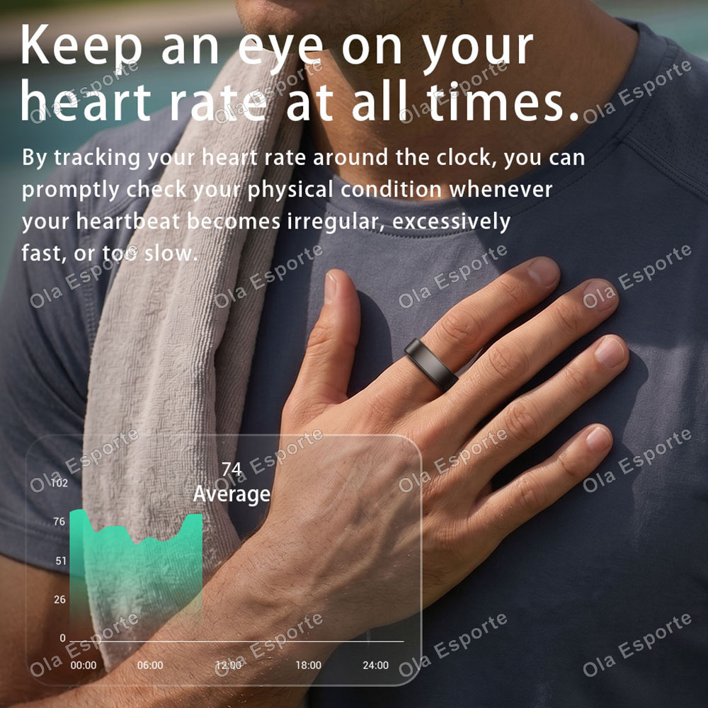แหวนอัจฉริยะ วัดอัตราการเต้นขอ - Smart Ring Health บทวิจารณ์และราคา