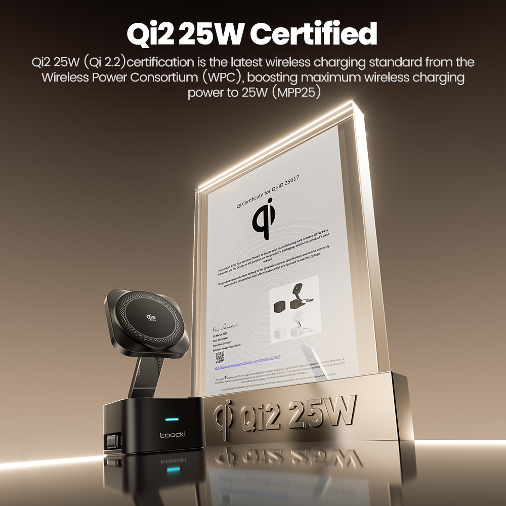 ที่ชาร์จไร้สาย Toocki QI2.2 25 - Portable Wifi Hotspot บทวิจารณ์และราคา