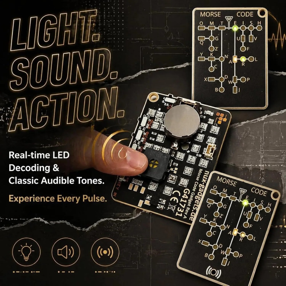 การ์ดฝึกหัดรหัสมอร์สแบบพกพา พร - Electronics Gadgets For Gift บทวิจารณ์และราคา