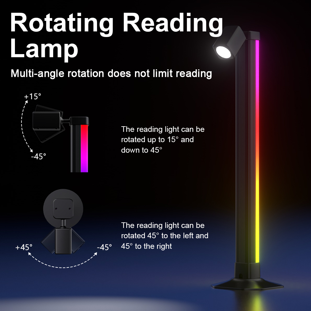 โคมไฟตั้งโต๊ะอัจฉริยะ RGB ควบค - Rgb Desk Lamp Smart บทวิจารณ์และราคา