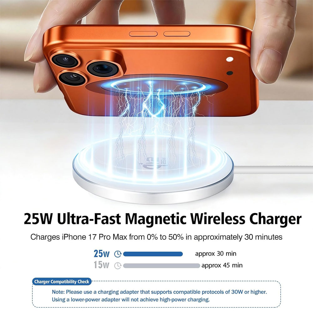 แท่นชาร์จไร้สายแม่เหล็ก Qi2 25 - Portable Wifi Hotspot บทวิจารณ์และราคา