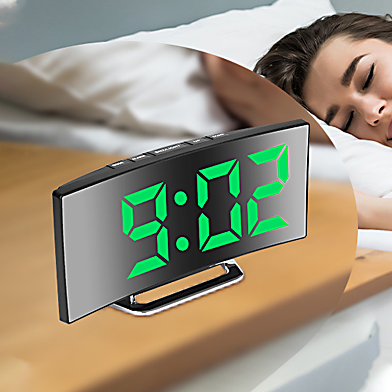 นาฬิกาปลุกดิจิตอล LED หน้าจอโค - Electronic Gadgets For Home บทวิจารณ์และราคา